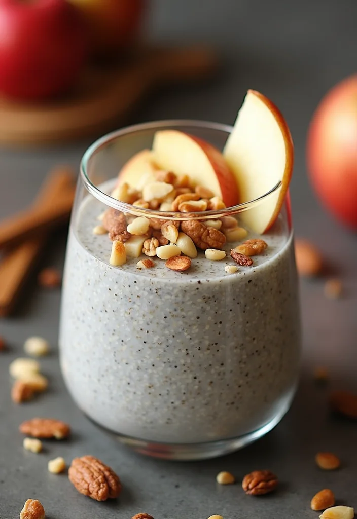 10 Apple Vegan Recipes for Cozy Seasonal Cooking - 7. Apple Chia Seed Pudding