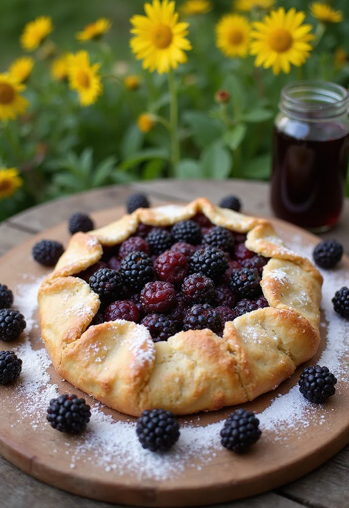 10 Blackberry Dessert Recipes for Juicy Seasonal Treats - 10. Blackberry Galette