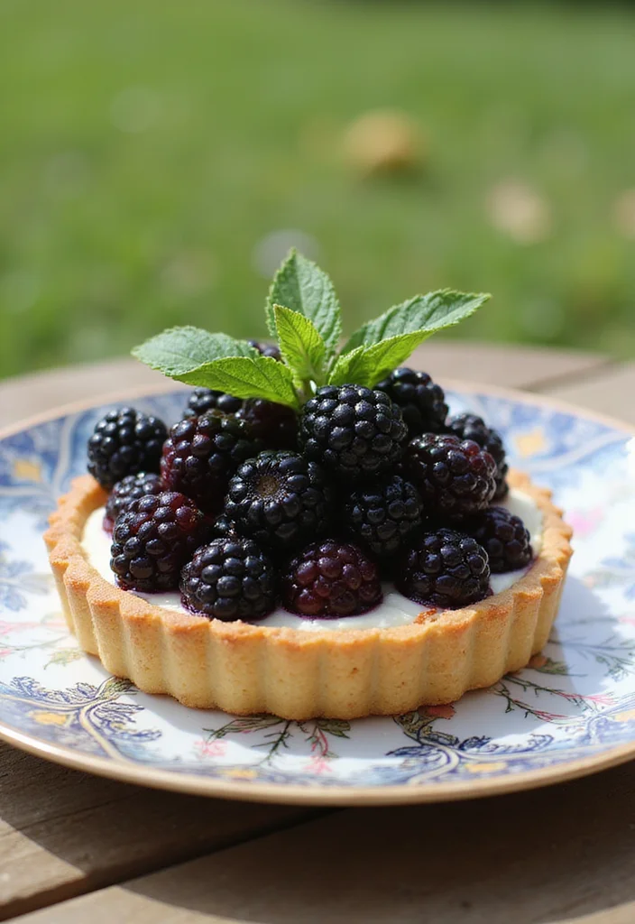 10 Blackberry Dessert Recipes for Juicy Seasonal Treats - 3. Blackberry Tart with Almond Crust