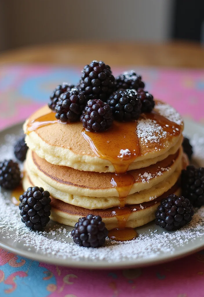 10 Blackberry Dessert Recipes for Juicy Seasonal Treats - 9. Blackberry Pancakes