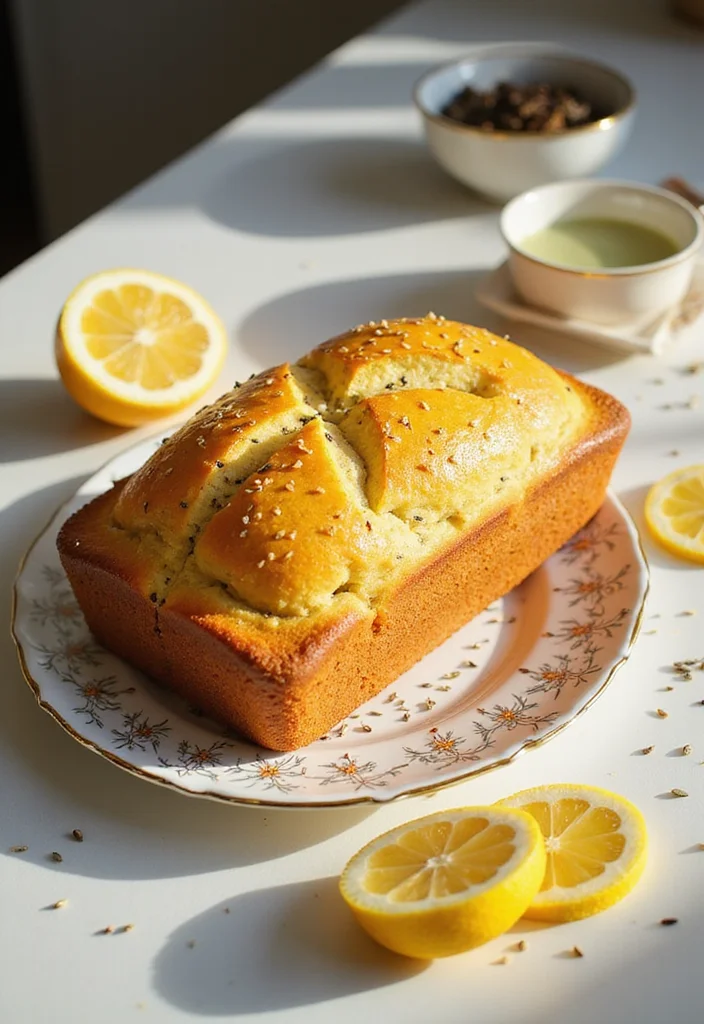10 Delightful Gluten-Free Bread Machine Dessert Recipes for Simple Baking - 4. Lemon Poppy Seed Bread