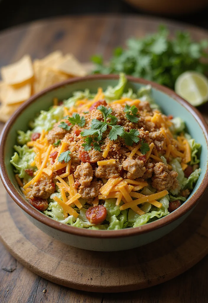 10 Five Ingredient Dinner Recipes Ready in Minutes - 7. Taco Salad