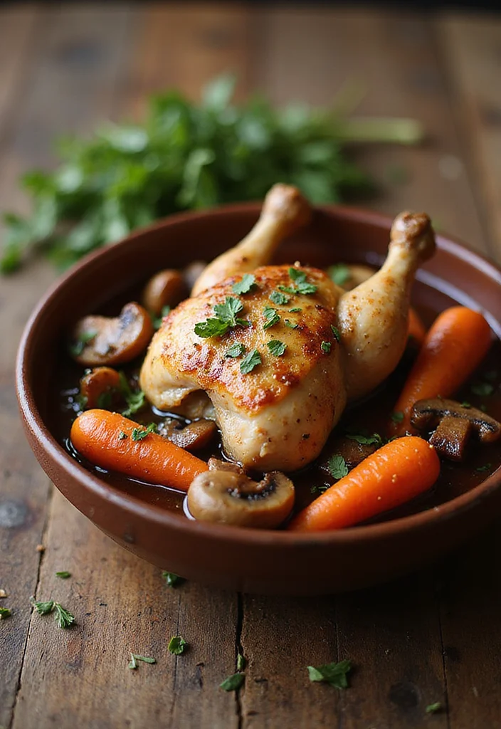 10 French Dinner Recipes for Simple Elegant Meals - 1. Coq au Vin