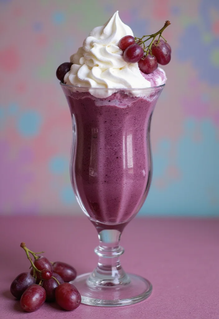 10 Gourmet Grape Dessert Recipes You Need to Try - 10. Grape Ice Cream Sundae