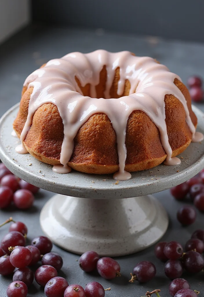 10 Gourmet Grape Dessert Recipes You Need to Try - 9. Grape Bundt Cake