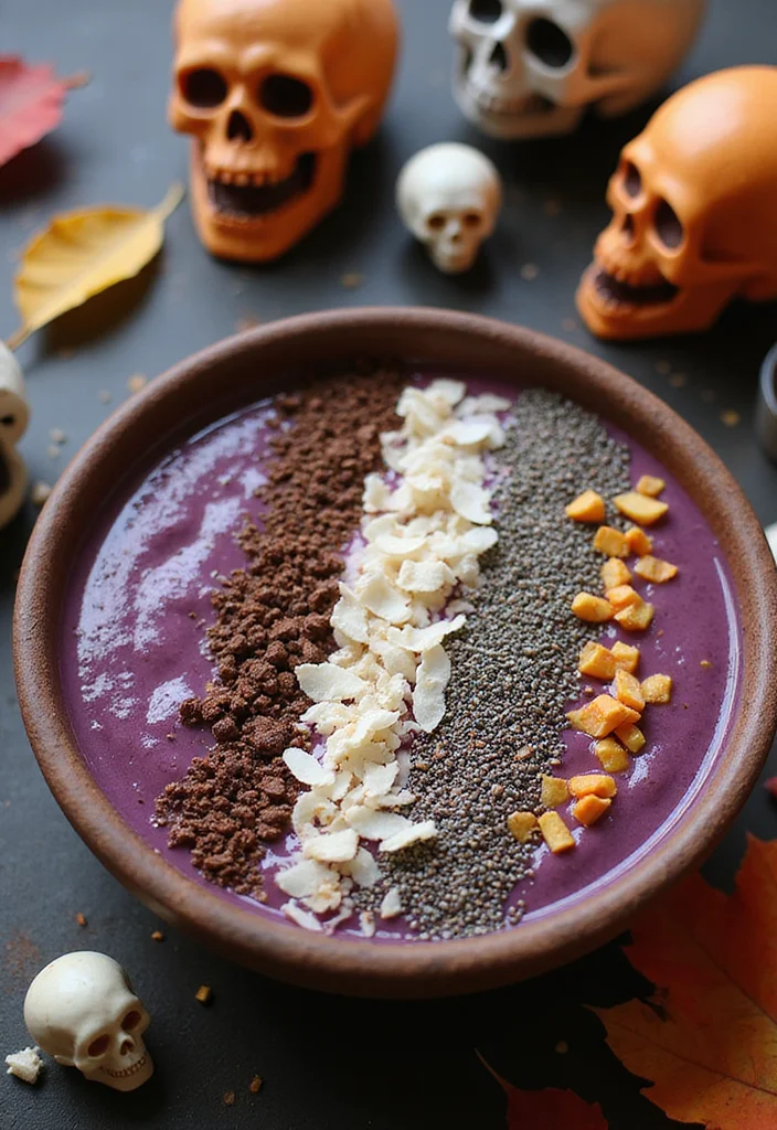 10 Halloween Vegan Recipes Fun and Festive - 5. Witch’s Brew Smoothie Bowl