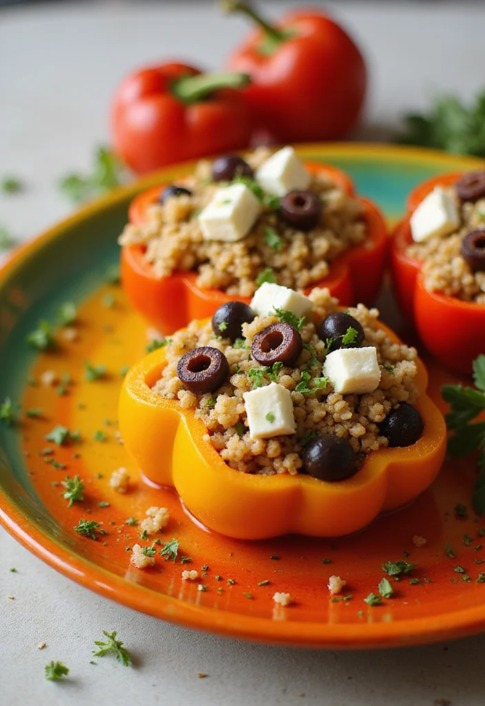 10 Healthy Bell Pepper Recipes for Fresh Flavor - 2. Mediterranean Couscous Stuffed Peppers