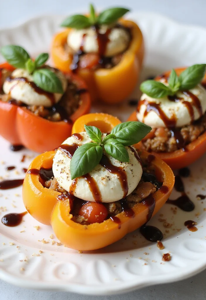10 Healthy Bell Pepper Recipes for Fresh Flavor - 5. Caprese Stuffed Peppers