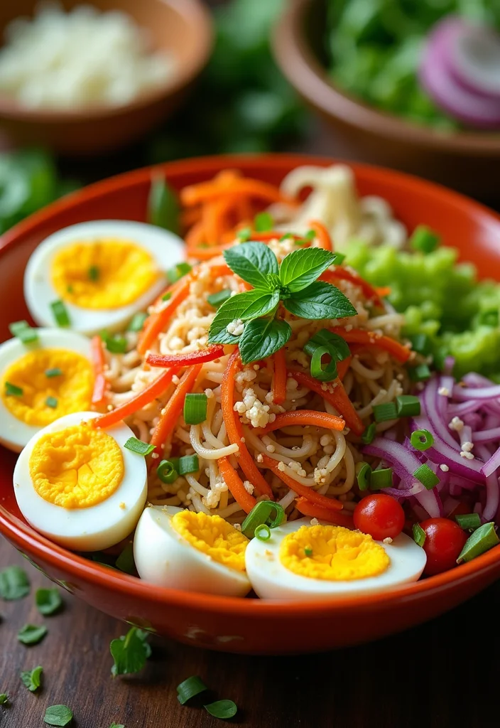 10 Healthy Boiled Egg Recipes for Simple Meals - 10. Thai Boiled Egg Salad