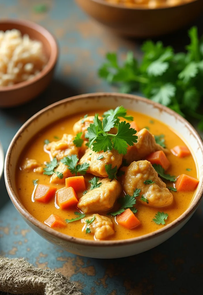 10 Healthy Chicken Stew Recipes for Cozy Dinners - 4. Creamy Coconut Chicken Stew