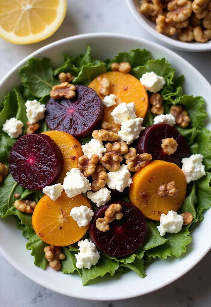 10 Heart Healthy Vegetarian Recipes for Daily Cooking - 7. Beet and Goat Cheese Salad