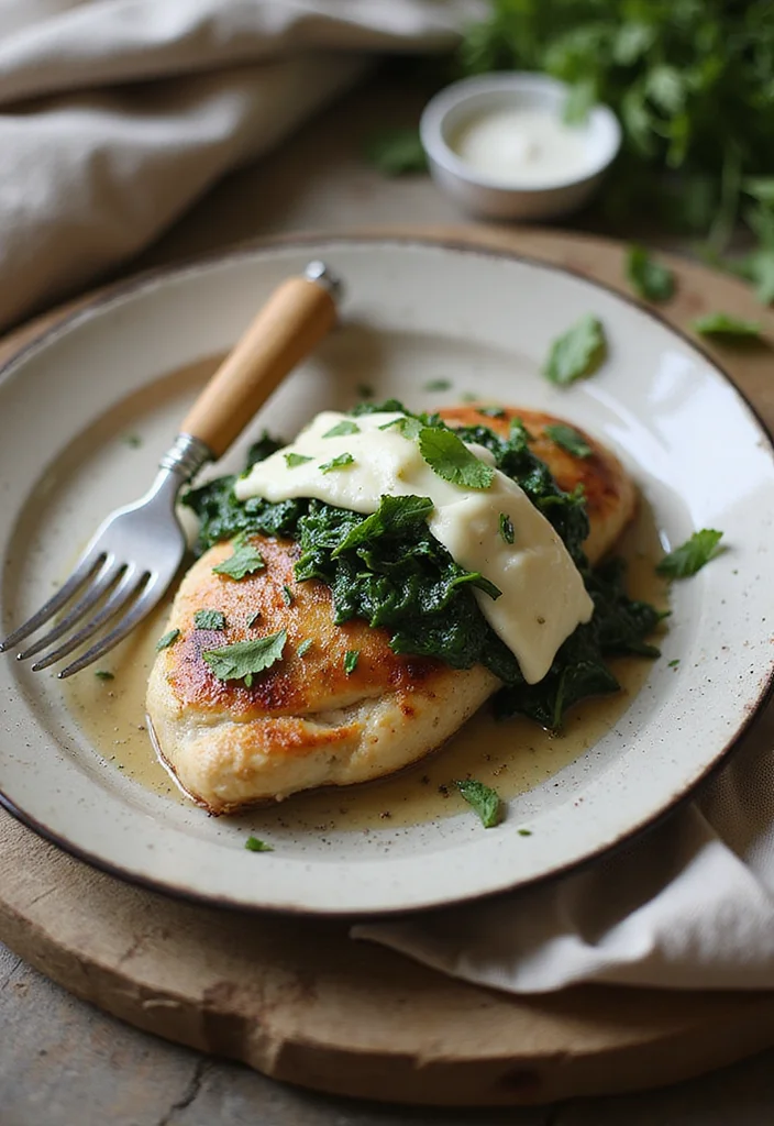 10 Keto Mozzarella Recipes for Simple Cheesy Meals - 4. Mozzarella and Spinach Stuffed Chicken