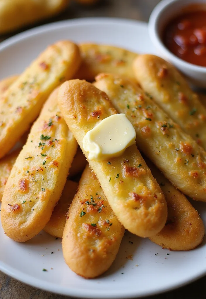10 Keto Mozzarella Recipes for Simple Cheesy Meals - 9. Cheesy Garlic Breadsticks