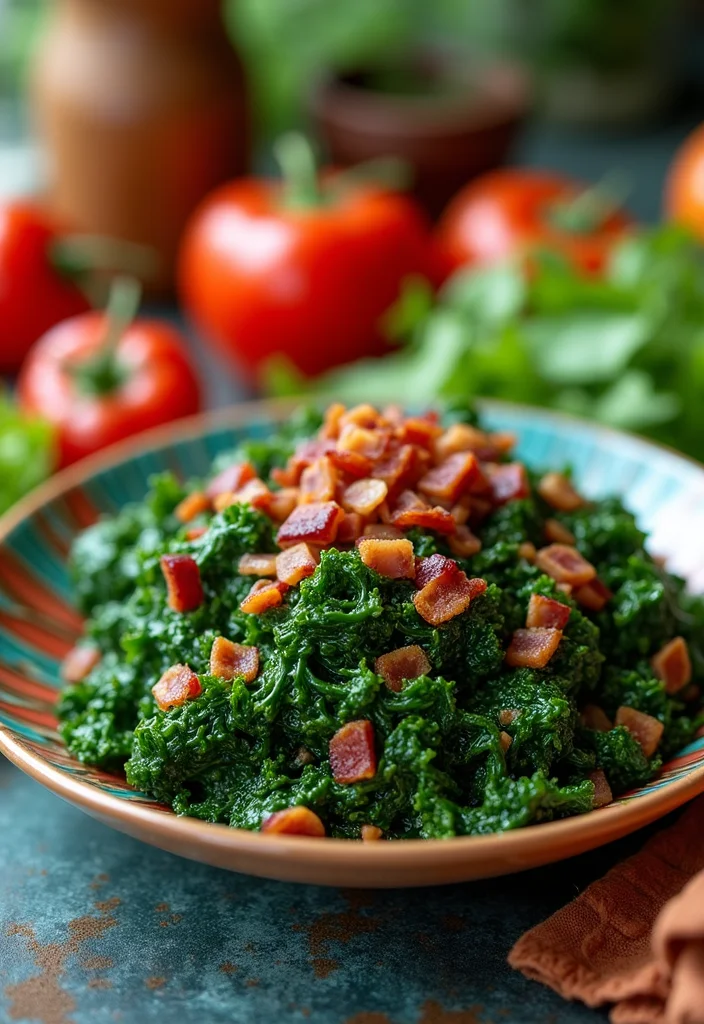 10 Keto Soul Food Recipes with Big Flavor - 2. Low Carb Collard Greens