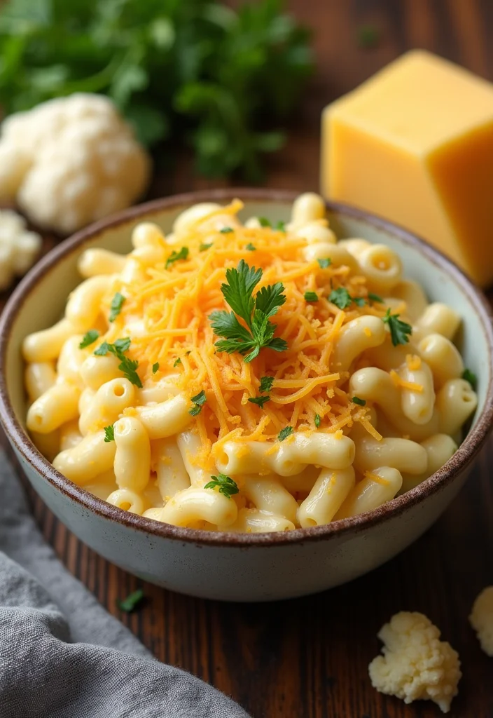 10 Keto Soul Food Recipes with Big Flavor - 3. Cauliflower Mac and Cheese
