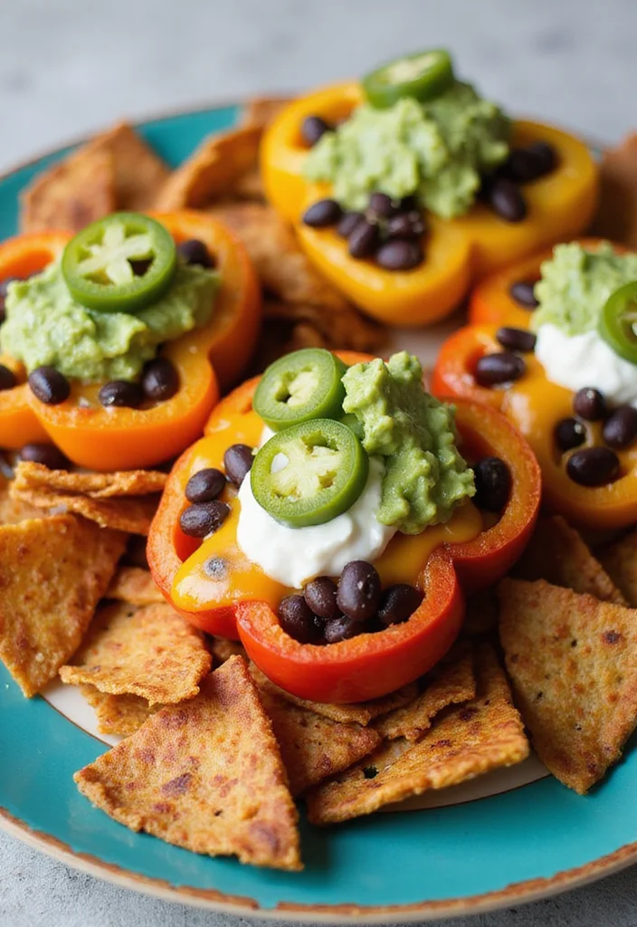 10 Keto Sweet Pepper Recipes for Bright Flavor - 10. Sweet Pepper Nachos