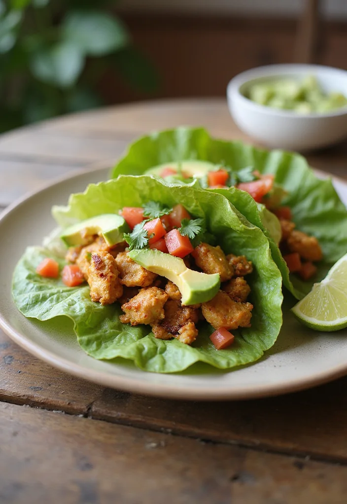 10 Keto Taco Meat Recipes for Fast Weeknight Dinners - 2. Chicken Taco Lettuce Wraps