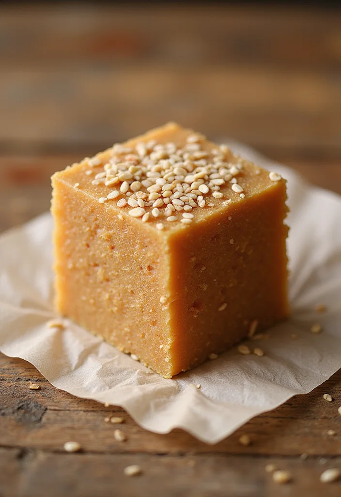 10 Korean Dessert Recipes with Sweet Traditional Flavor - 9. Halva - Sweet Sesame Treat