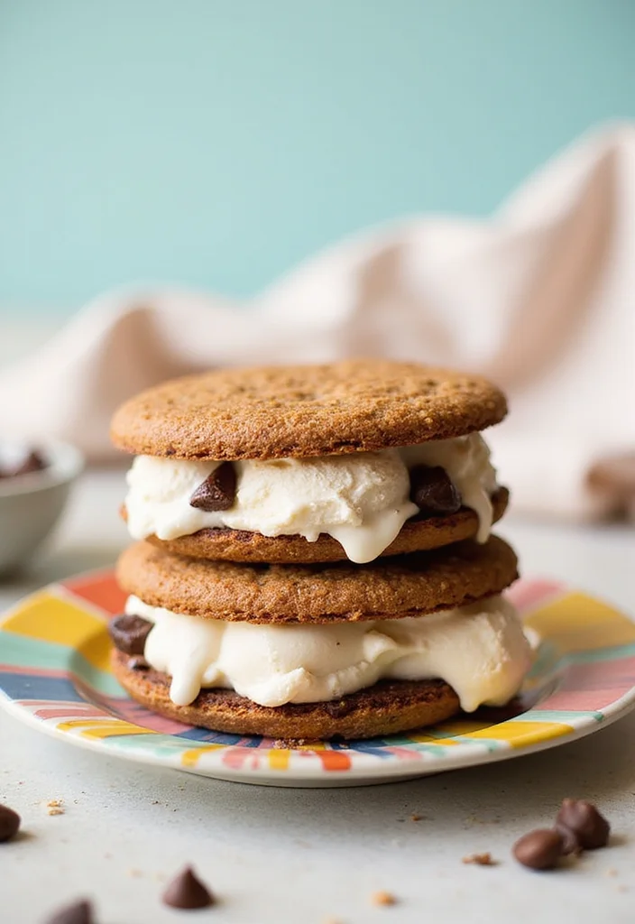 10 S'more Dessert Recipes for Gooey Sweet Treats - 3. S’mores Ice Cream Sandwiches