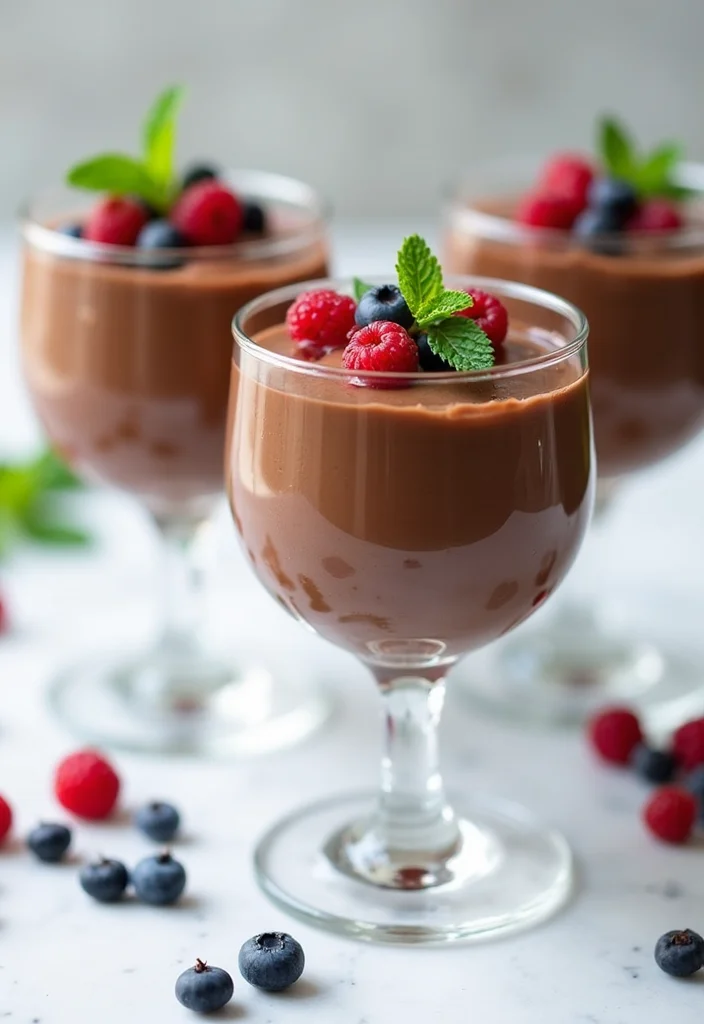10 Tofu Dessert Recipes Light and Creamy - 1. Silken Tofu Chocolate Mousse