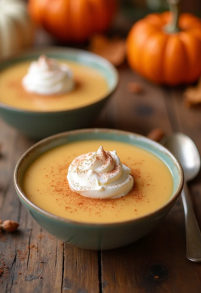 10 Tofu Dessert Recipes Light and Creamy - 8. Tofu Pumpkin Spice Pudding
