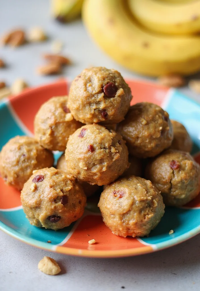 10 Vegan Banana Recipes for Sweet Everyday Treats - 7. Banana Nut Energy Balls