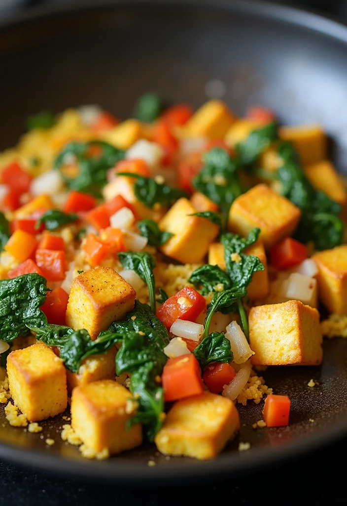 10 Vegan Blackstone Recipes for Easy Griddle Meals - 2. Savory Tofu Scramble