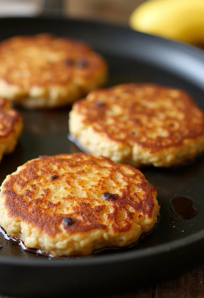 10 Vegan Blackstone Recipes for Easy Griddle Meals - 9. Banana Oatmeal Cakes