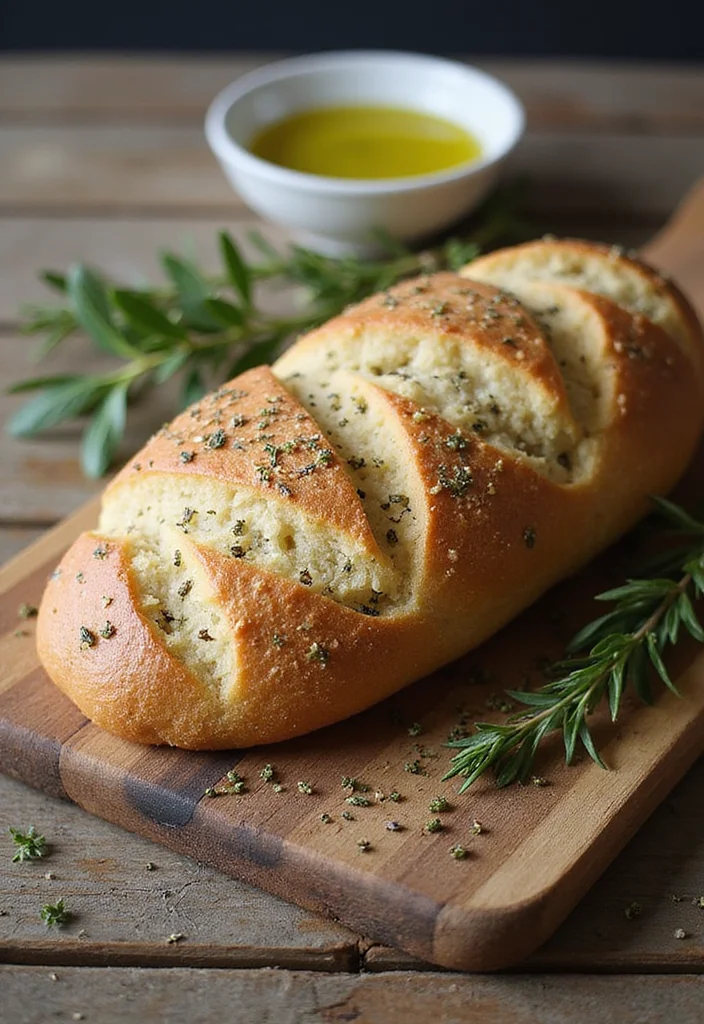 10 Vegan Bread Recipes for Simple Homemade Baking - 2. Savory Herb and Olive Oil Bread