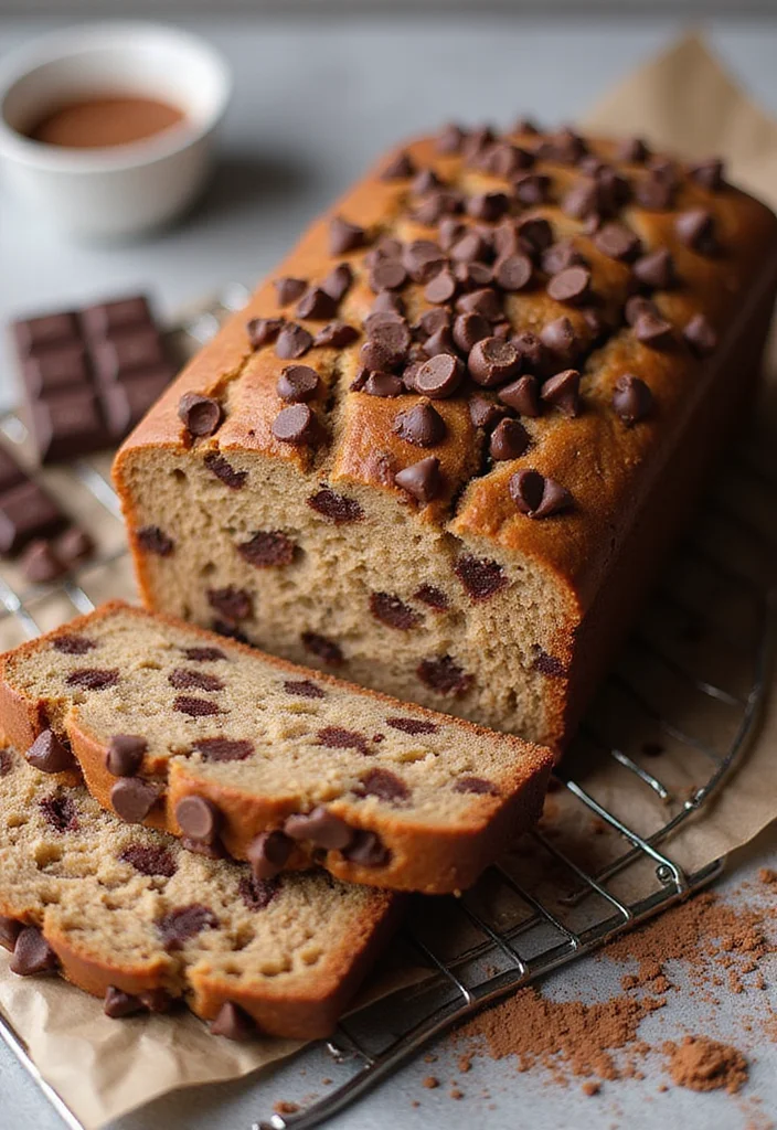 10 Vegan Bread Recipes for Simple Homemade Baking - 5. Chocolate Chip Gluten-Free Vegan Bread