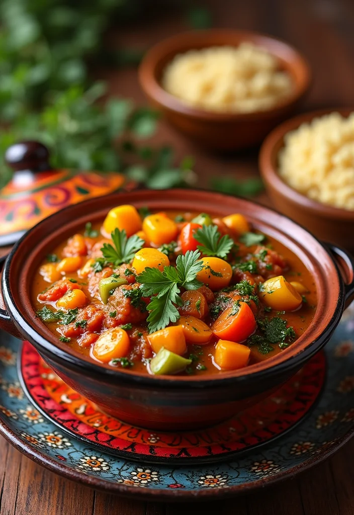 10 Vegan Dutch Oven Recipes for Warm Comfort Meals - 3. Moroccan Vegetable Tagine