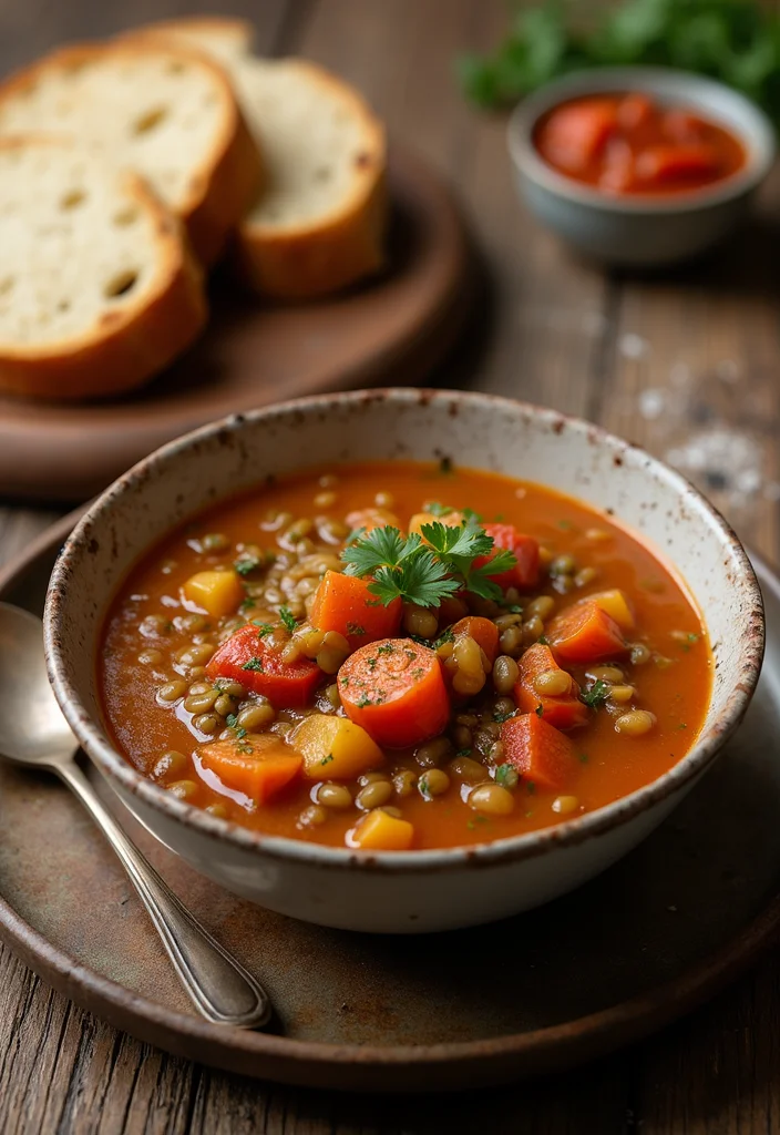 10 Vegan Dutch Oven Recipes for Warm Comfort Meals - 4. Rustic Lentil Stew