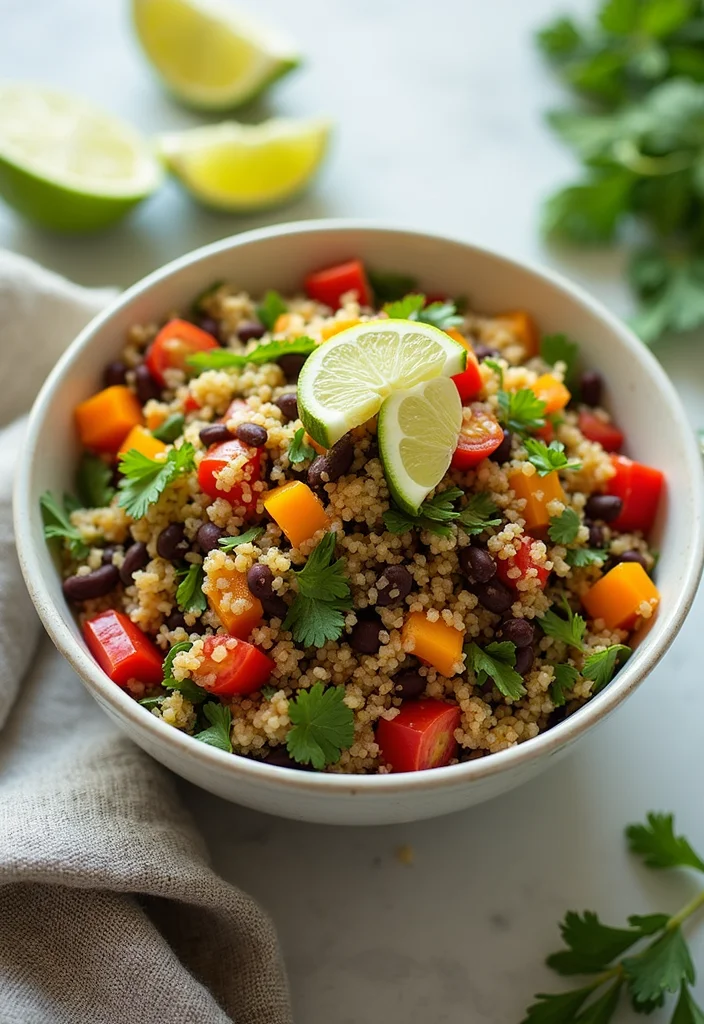 10 Vegan Dutch Oven Recipes for Warm Comfort Meals - 9. Quinoa and Black Bean Salad