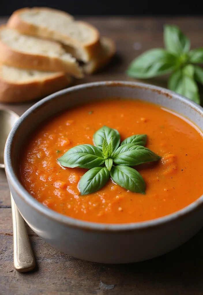 10 Whole30 Vegan Recipes for Clean Plant-Based Eating - 5. Creamy Tomato Basil Soup