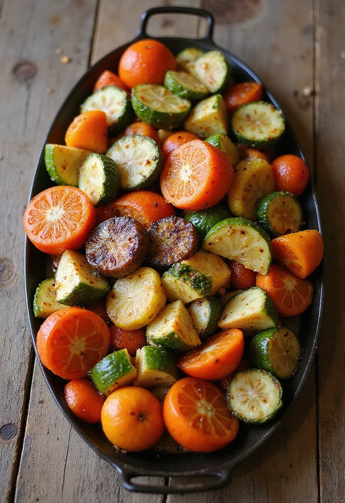 10 Whole30 Vegan Recipes for Clean Plant-Based Eating - 6. Roasted Vegetable Medley