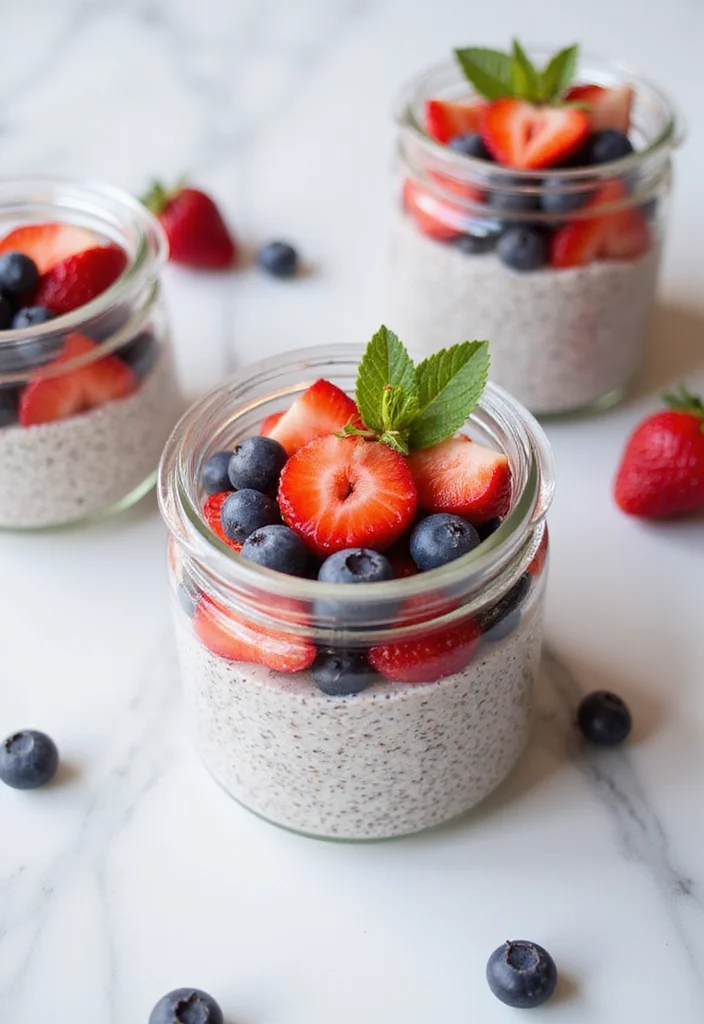 12 Berry Dessert Recipes Fresh and Easy - 1. Berry Chia Seed Pudding