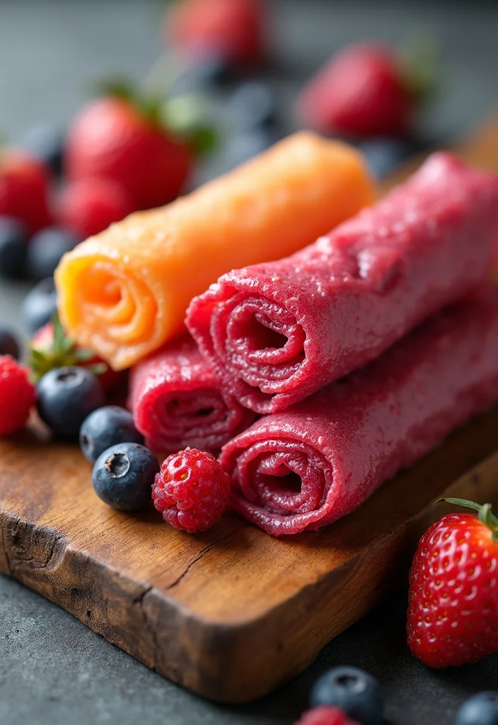 12 Berry Dessert Recipes Fresh and Easy - 11. Berry Fruit Roll-Ups