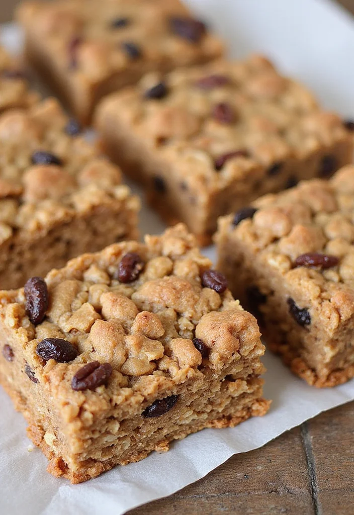 12 Cinnamon Dessert Recipes Warm and Cozy - 11. Cinnamon Raisin Granola Bars