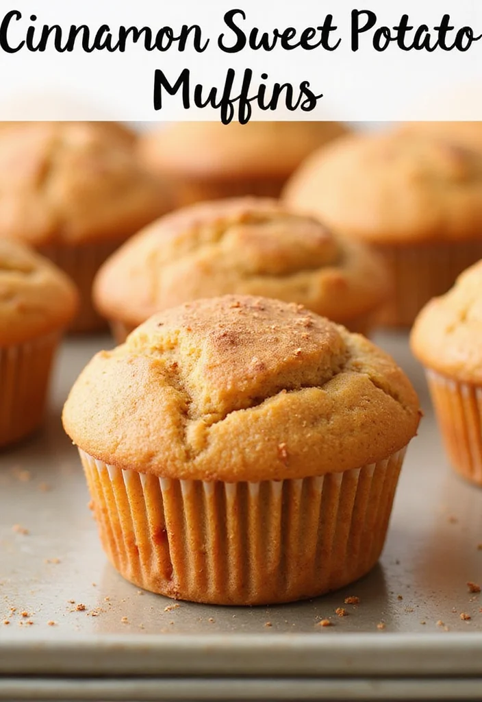 12 Cinnamon Dessert Recipes Warm and Cozy - 4. Cinnamon Sweet Potato Muffins