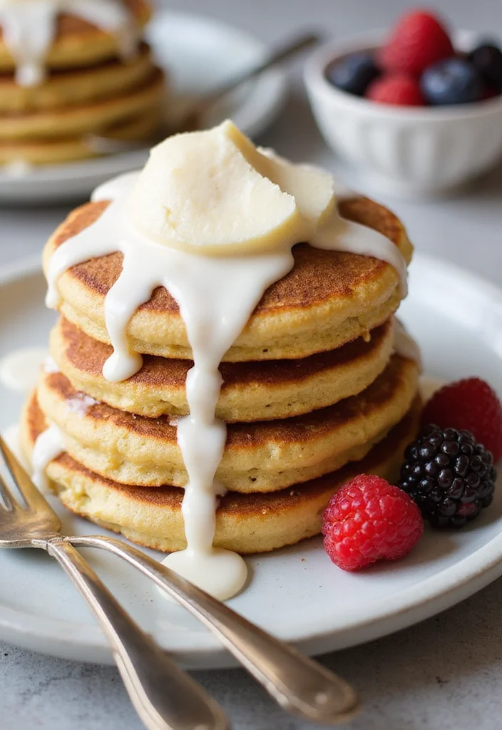 12 Cinnamon Dessert Recipes Warm and Cozy - 9. Cinnamon Roll Pancakes