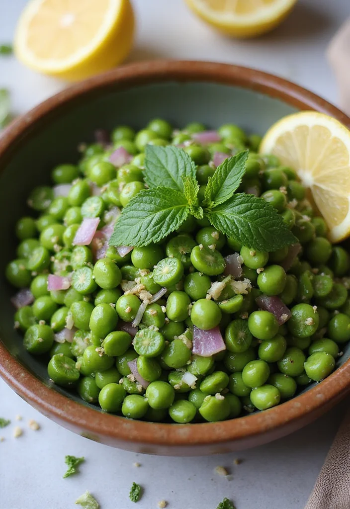 12 Easter Dinner Recipes for a Bright Spring Table - 5. Spring Pea and Mint Salad