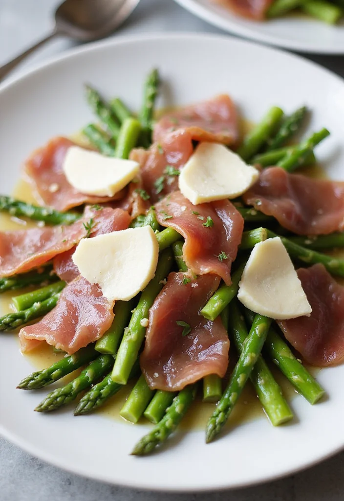 12 Easter Dinner Recipes for a Bright Spring Table - 9. Asparagus and Prosciutto Salad