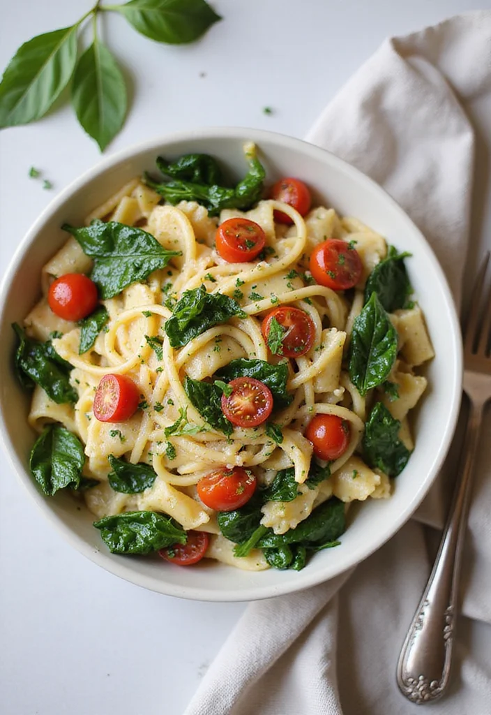 12 Easy Vegan Recipes for Quick Everyday Meals - 4. Creamy Vegan Pasta