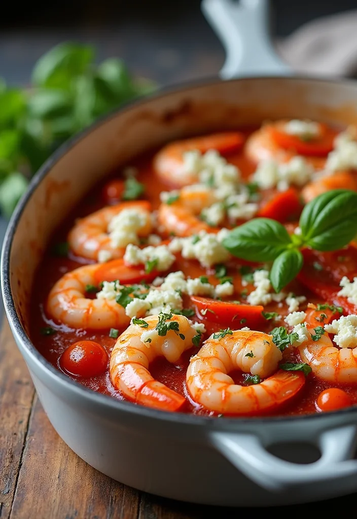 12 Greek Dinner Recipes Full of Mediterranean Flavor - 3. Shrimp and Feta Bake