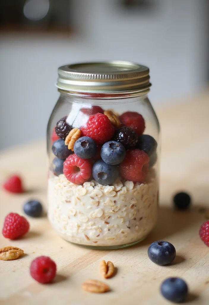 12 Gut Healthy Recipes with Nourishing Ingredients - 2. Probiotic Overnight Oats