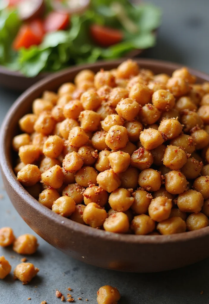 12 Healthy Air Fryer Recipes Quick and Tasty - 1. Crispy Air Fryer Chickpeas