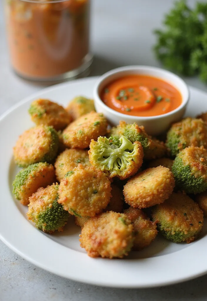 12 Healthy Air Fryer Recipes Quick and Tasty - 10. Air Fryer Broccoli Tots