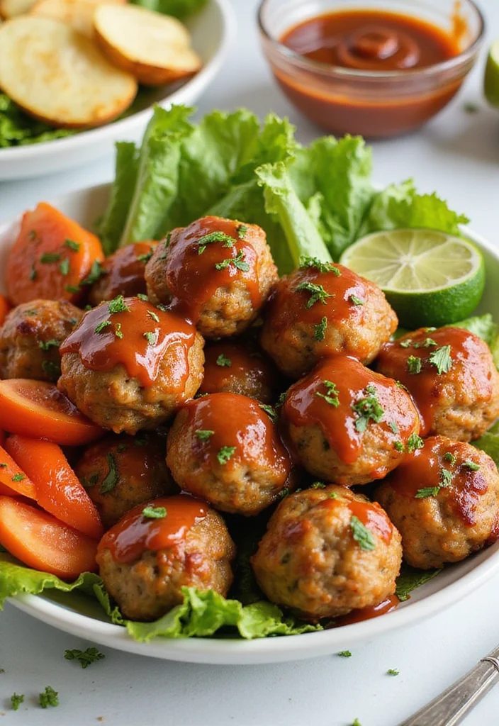 12 Healthy Air Fryer Recipes Quick and Tasty - 5. Air Fryer Turkey Meatballs