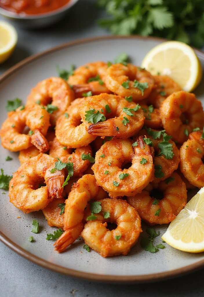 12 Healthy Air Fryer Recipes Quick and Tasty - 8. Air Fryer Spicy Shrimp