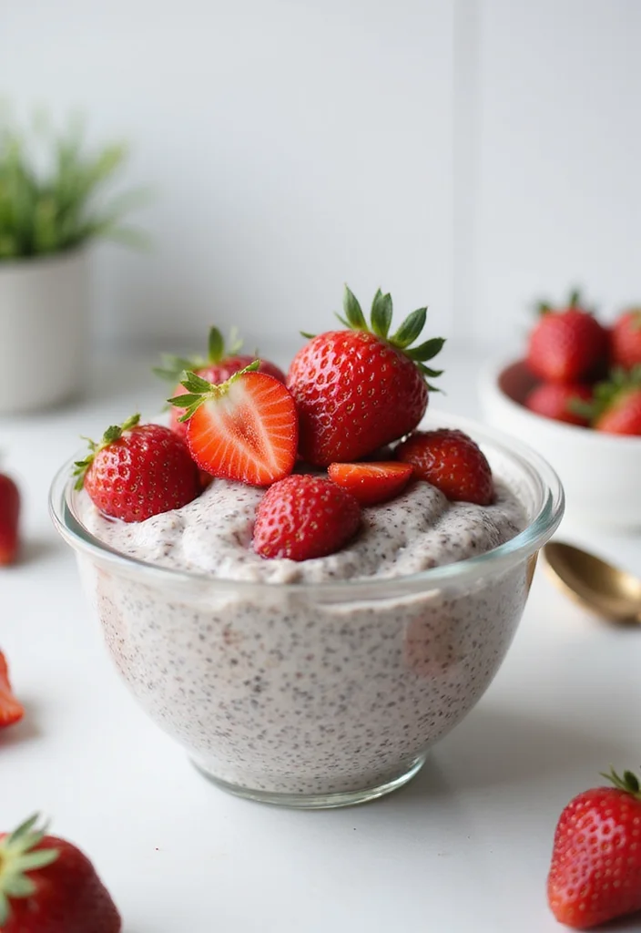 12 Healthy Strawberry Recipes for Fresh Everyday Meals - 4. Strawberry Chia Seed Pudding